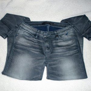 Vintage Guess Curvs X Dark gray fade distressed jeans